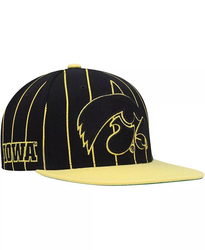 Мужская черная шляпа Snapback в тонкую полоску Iowa Hawkeyes Team Mitchell & Ness, черный
Мужская черная шляпа Snapback в тонкую полоску Iowa Hawkeyes Team Mitchell & Ness, черный
