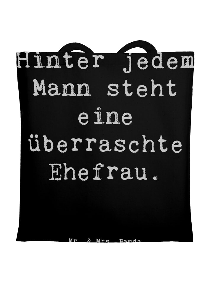 Сумка для переноски Mr & Mrs Panda Überraschte Ehefrau, черный
Сумка для переноски Mr & Mrs Panda Überraschte Ehefrau, черный