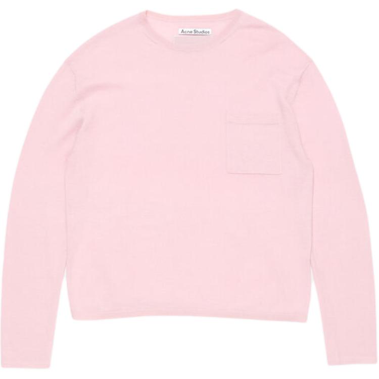 Хлопковый свитер Acne Studios, нежно-розовый
Хлопковый свитер Acne Studios, нежно-розовый