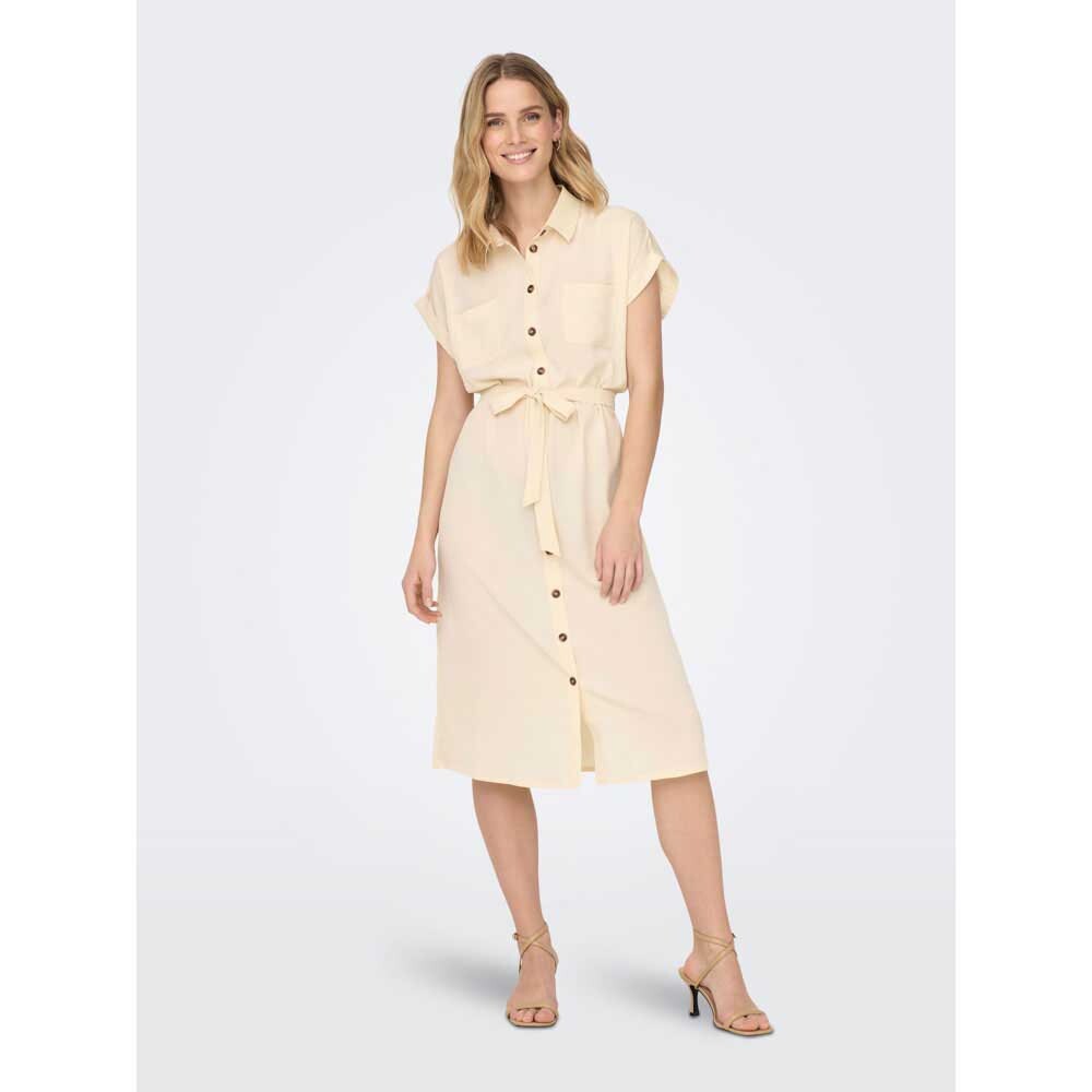 Длинное платье Only Hannover Short Sleeve, бежевый
Длинное платье Only Hannover Short Sleeve, бежевый