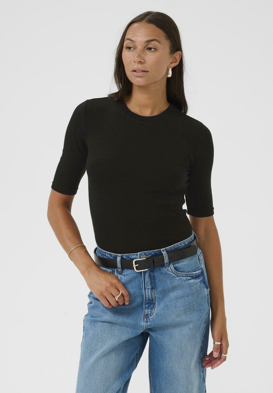 Футболка Kaffe Basic T-shirt, Black Deep/Mottled Black, Черный, Футболка Kaffe Basic T-shirt, Black Deep/Mottled Black
Футболка Kaffe Basic T-shirt, Black Deep/Mottled Black, Черный, Футболка Kaffe Basic T-shirt, Black Deep/Mottled Black