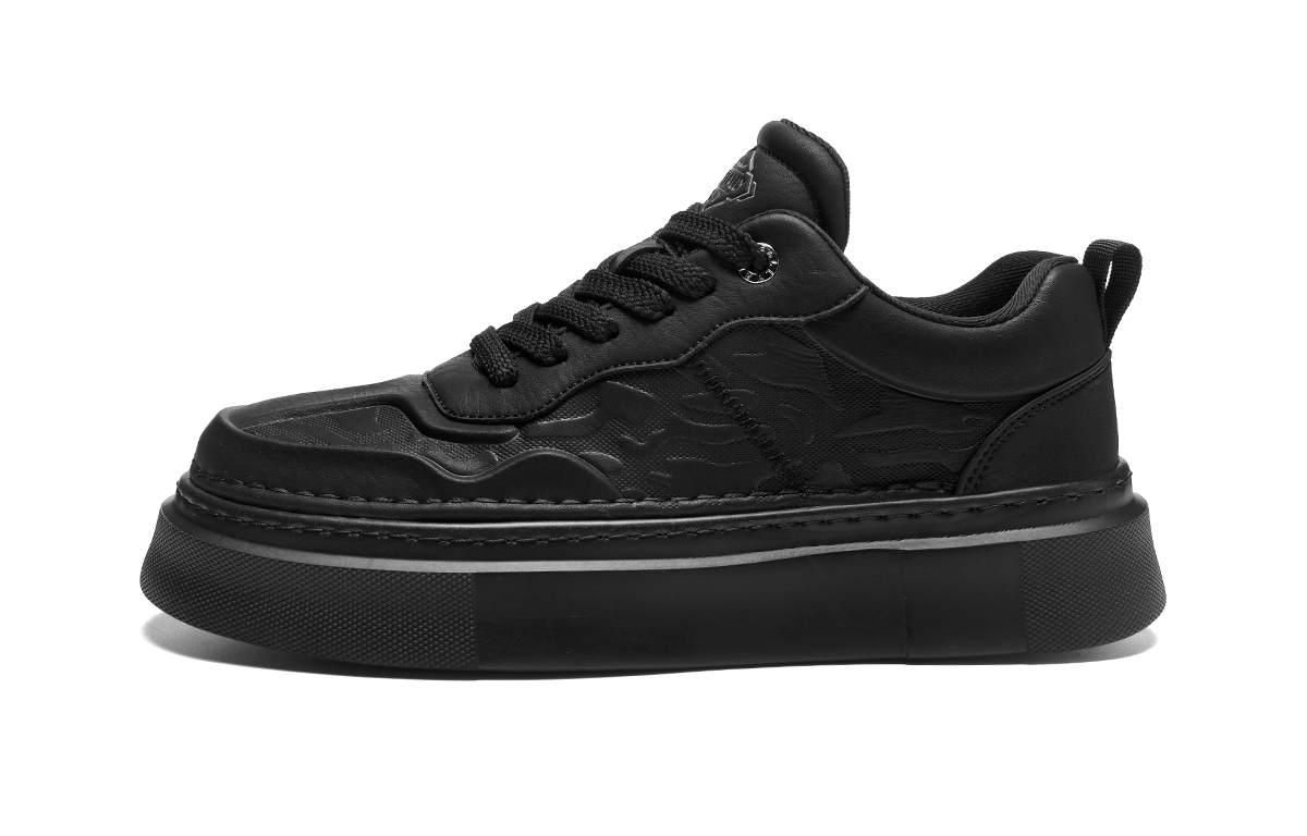 HLA Мужские лоу-топ скейтборд кроссовки черные, цвет Black
HLA Мужские лоу-топ скейтборд кроссовки черные, цвет Black