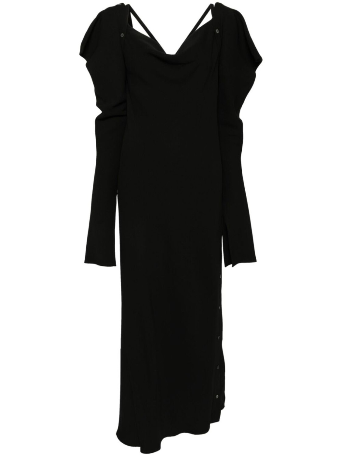 Платье на пуговицах Setchu, черный
Платье на пуговицах Setchu, черный