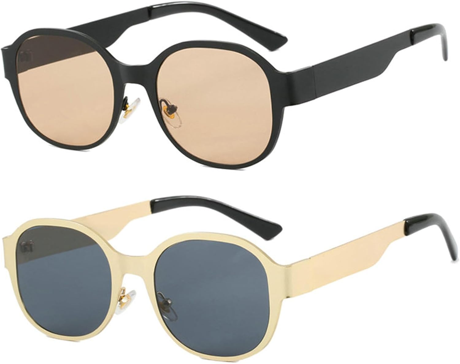 willochra 2 шт. Винтажные овальные женские солнцезащитные очки класса люкс, модные солнцезащитные очки UV400, мужские металлические панк солнцезащитные очки F25, 2pcs-gold Black&orange
willochra 2 шт. Винтажные овальные женские солнцезащитные очки класса люкс, модные солнцезащитные очки UV400, мужские металлические панк солнцезащитные очки F25, 2pcs-gold Black&orange