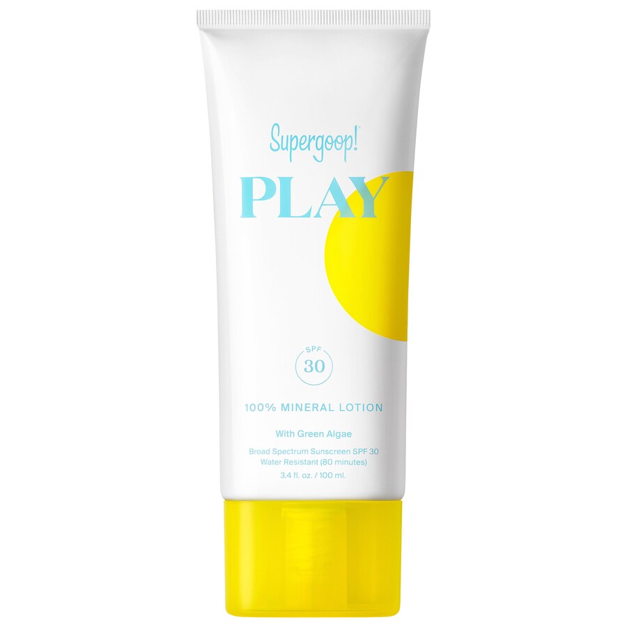 Солнцезащитный лосьон PLAY 100% Mineral SPF 30 с зелеными водорослями Supergoop!, 3.4 oz/100 mL
Солнцезащитный лосьон PLAY 100% Mineral SPF 30 с зелеными водорослями Supergoop!, 3.4 oz/100 mL