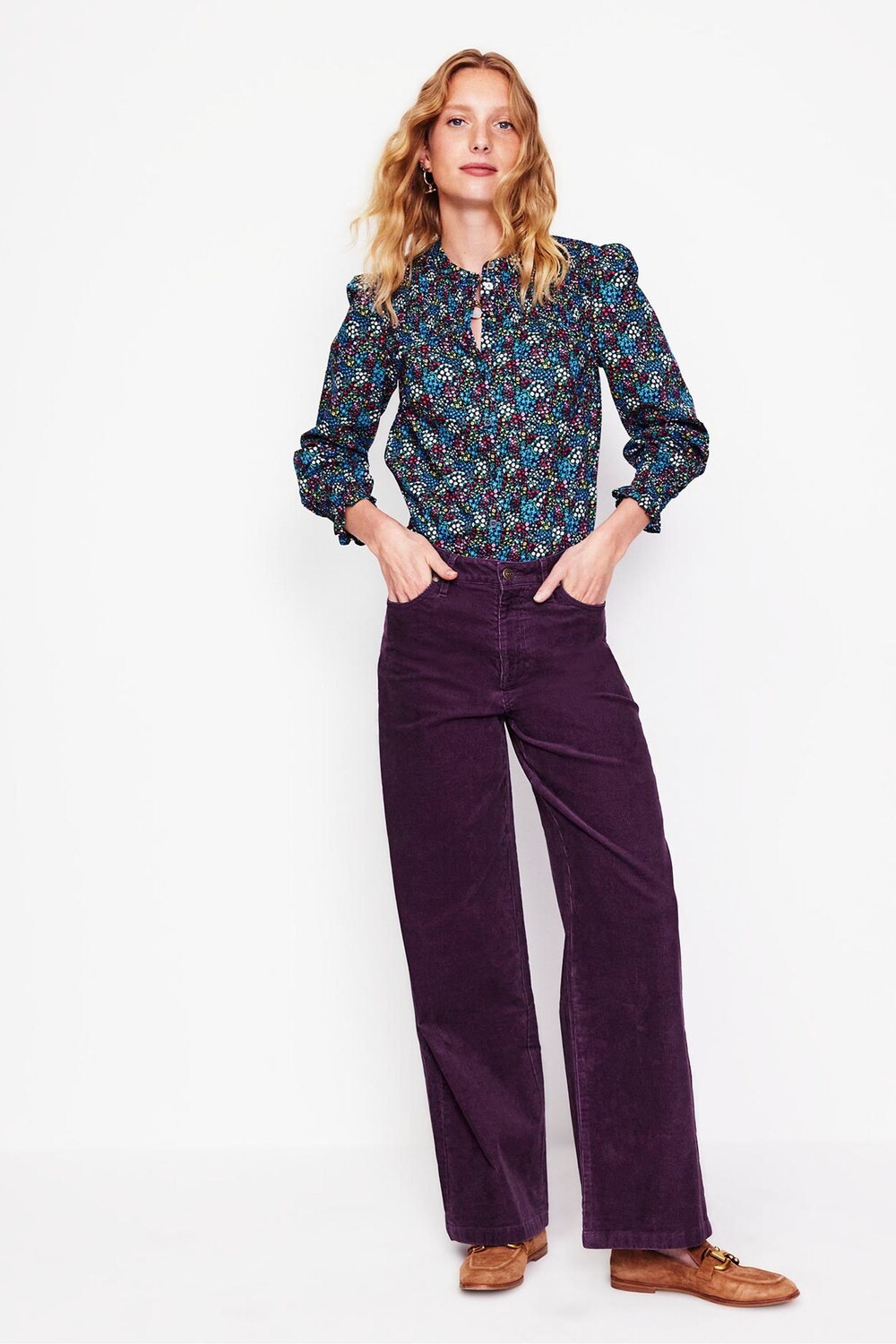 5 карманные вельветовые широкие джинсы Boden, фиолетовый
5 карманные вельветовые широкие джинсы Boden, фиолетовый