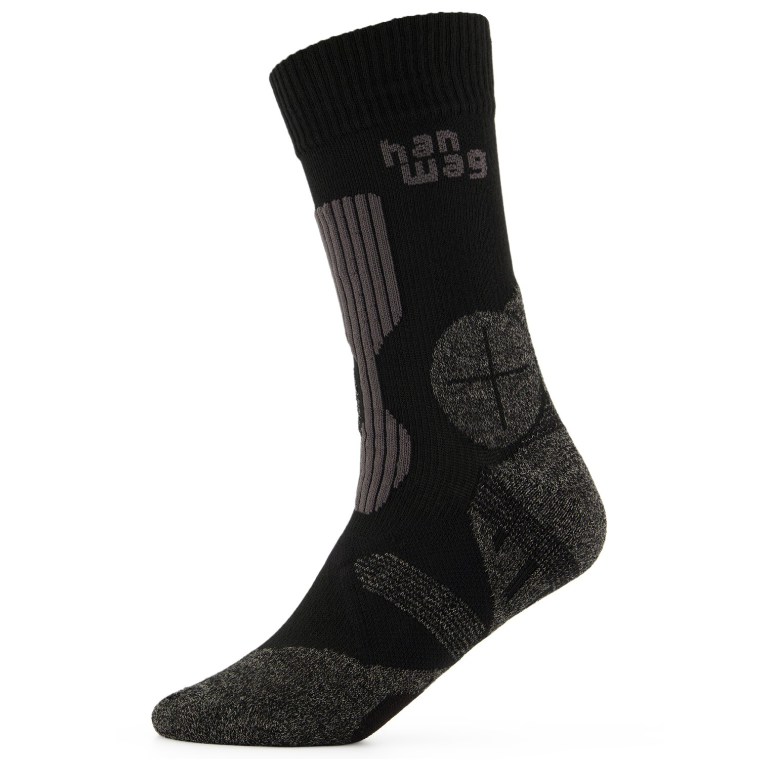 Походные носки Hanwag Hanwag Trek Socke, цвет Asphalt/Black 
Походные носки Hanwag Hanwag Trek Socke, цвет Asphalt/Black
