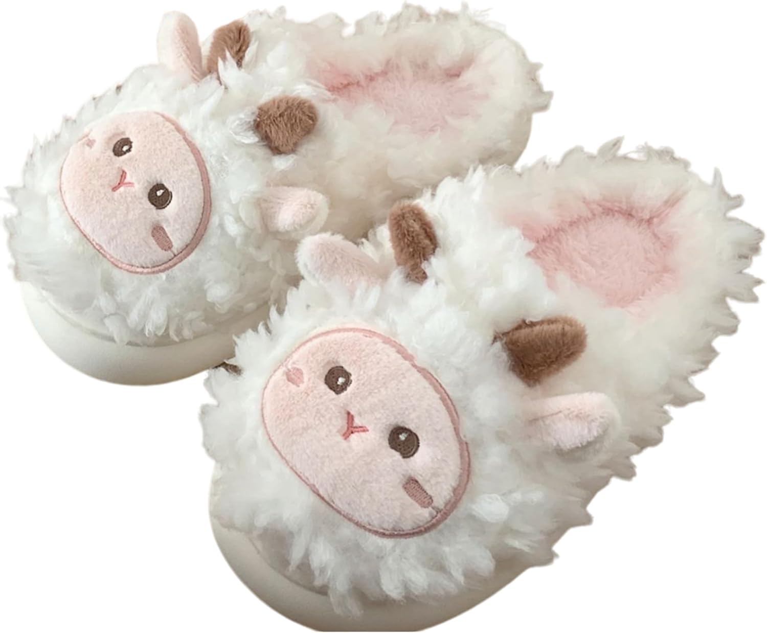 Тапочки HengQiu с изображением овец, милые женские тапочки, теплые зимние тапочки, уютные плюшевые домашние хлопковые тапочки, белый
Тапочки HengQiu с изображением овец, милые женские тапочки, теплые зимние тапочки, уютные плюшевые домашние хлопковые тапочки, белый