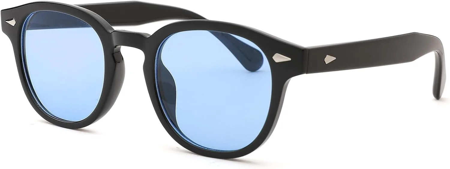 Солнцезащитные очки Pro Acme Vintage Retro круглые для женщин и мужчин, модные, с тонировкой, цветные, с защитой от УФ-излучения UV400, 55 мм, Black / Blue
Солнцезащитные очки Pro Acme Vintage Retro круглые для женщин и мужчин, модные, с тонировкой, цветные, с защитой от УФ-излучения UV400, 55 мм, Black / Blue