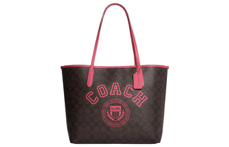 COACH Городская сумка-шоппер из искусственной кожи, шоппер, сумка через плечо, женская большая сумка brown & watermelon
COACH Городская сумка-шоппер из искусственной кожи, шоппер, сумка через плечо, женская большая сумка brown & watermelon
