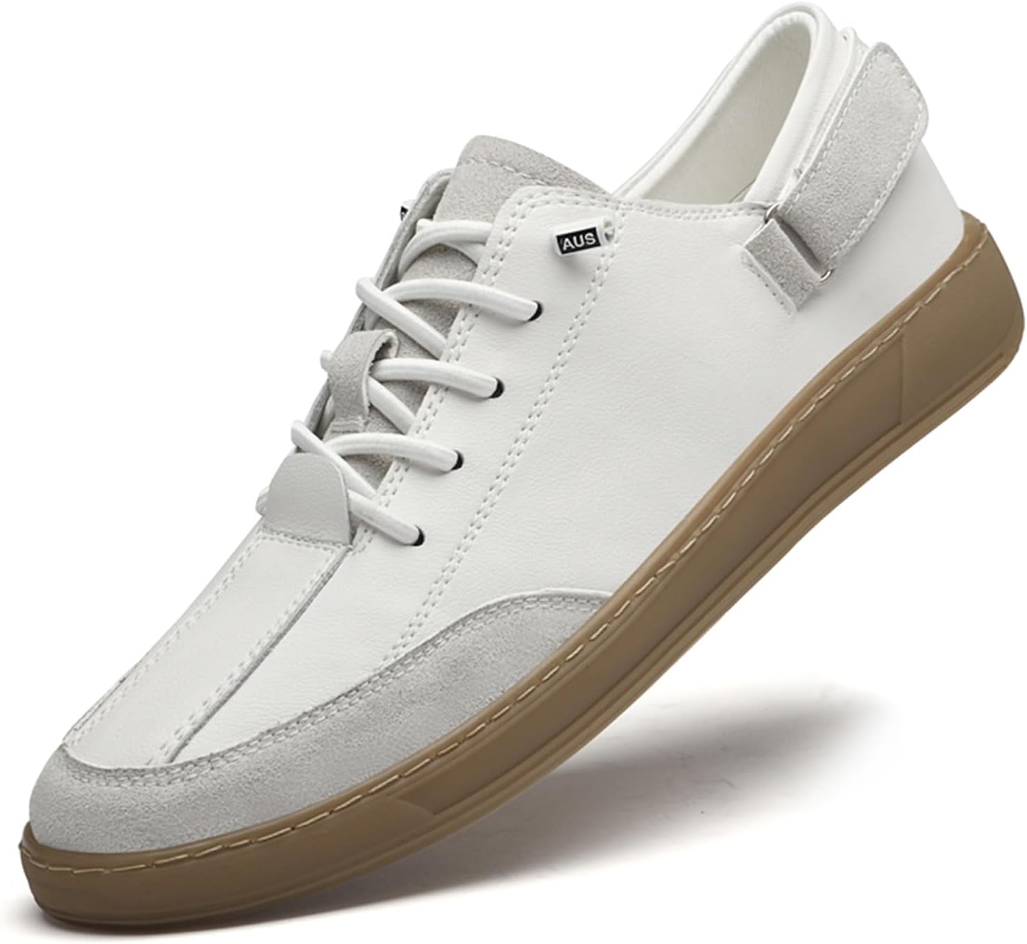 Мужские кожаные кроссовки, мужские классические кроссовки, стильные ретро мужские повседневные деловые туфли Abborora, белый
Мужские кожаные кроссовки, мужские классические кроссовки, стильные ретро мужские повседневные деловые туфли Abborora, белый