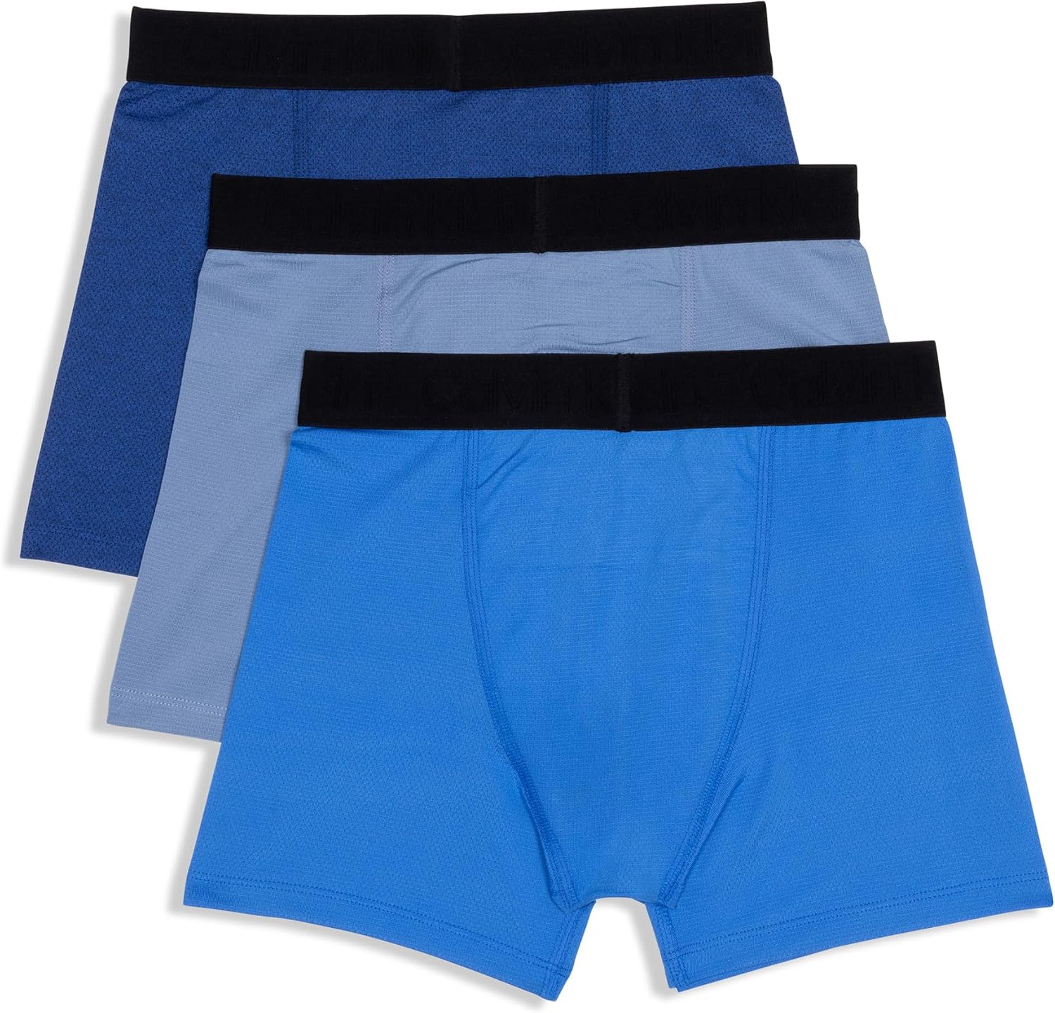 Комплект из 3 трусов-боксеров для мальчиков Calvin Klein Performance, Victoria Blue Heather/Faded Denim/Captains Blue
Комплект из 3 трусов-боксеров для мальчиков Calvin Klein Performance, Victoria Blue Heather/Faded Denim/Captains Blue