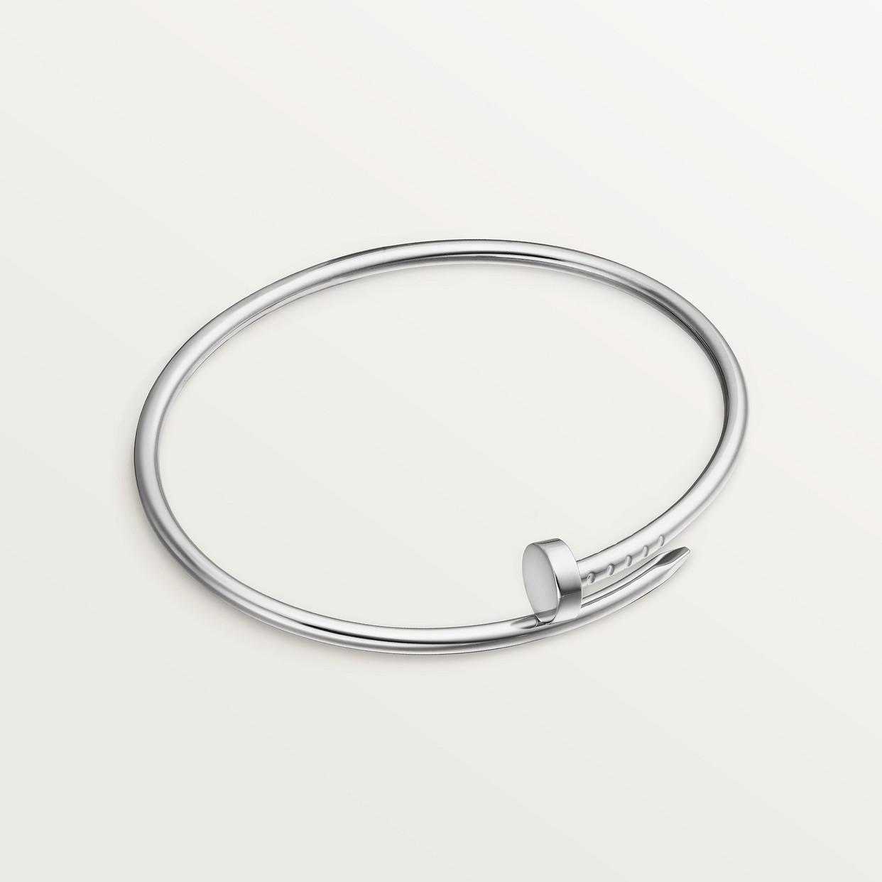 Браслет Cartier Bracelet Juste un Clou, маленькая модель, белое золото 
Браслет Cartier Bracelet Juste un Clou, маленькая модель, белое золото