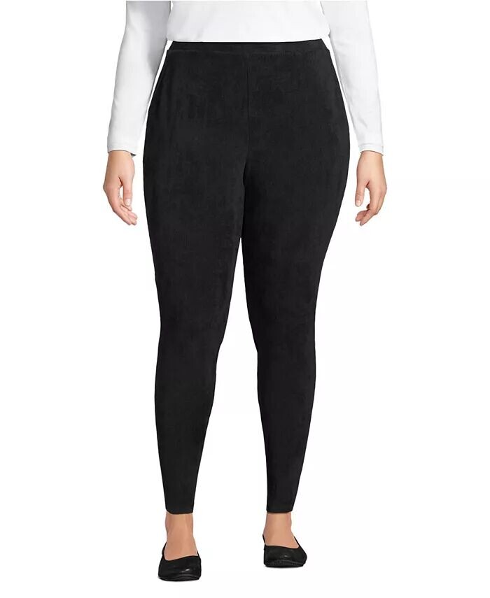 Леггинсы из вельвета спортивного трикотажа с высокой посадкой больших размеров Lands' End, черный
Леггинсы из вельвета спортивного трикотажа с высокой посадкой больших размеров Lands' End, черный