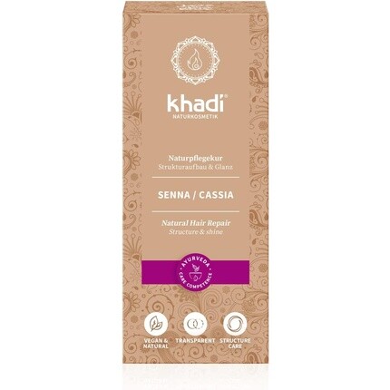Khadi Senna/Cassia Neutral Henna 100 г Натуральное средство для здоровья волос, 100% растительная основа
Khadi Senna/Cassia Neutral Henna 100 г Натуральное средство для здоровья волос, 100% растительная основа