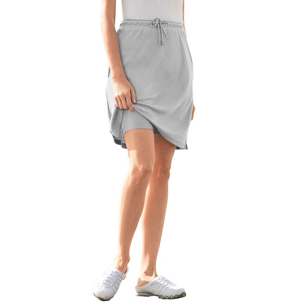 Женщина в женской спортивной трикотажной юбке больших размеров Woman Within, цвет Heather Grey
Женщина в женской спортивной трикотажной юбке больших размеров Woman Within, цвет Heather Grey