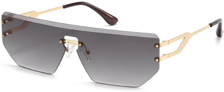 Женские солнцезащитные очки без оправы с градиентной металлической ажурной оправой, мужские солнцезащитные очки для вождения на открытом воздухе HDUBFY, 2
Женские солнцезащитные очки без оправы с градиентной металлической ажурной оправой, мужские солнцезащитные очки для вождения на открытом воздухе HDUBFY, 2