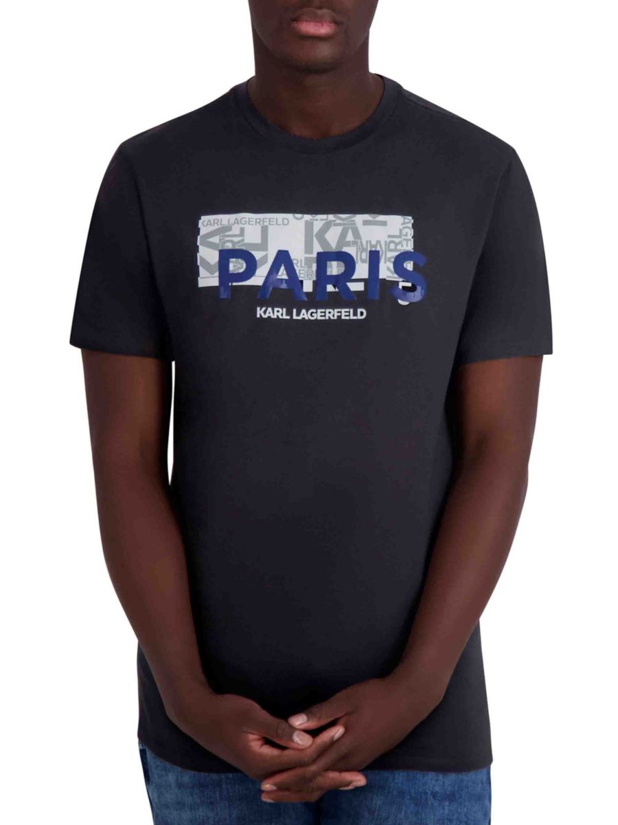 Футболка с логотипом Pima из смеси хлопка Karl Lagerfeld Paris, черный
Футболка с логотипом Pima из смеси хлопка Karl Lagerfeld Paris, черный