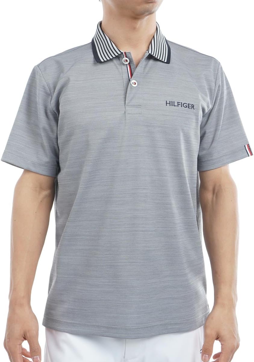 Классическая мужская рубашка-поло Tommy Hilfiger Golf THMA533, цвет меланж, с коротким рукавом, серый
Классическая мужская рубашка-поло Tommy Hilfiger Golf THMA533, цвет меланж, с коротким рукавом, серый