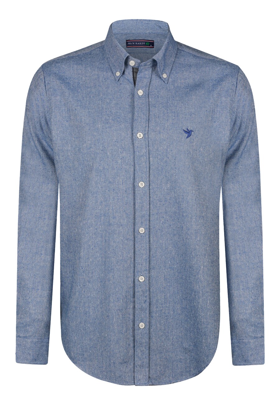 Рубашка на пуговицах классического кроя Felix Hardy, синий 
Рубашка на пуговицах классического кроя Felix Hardy, синий