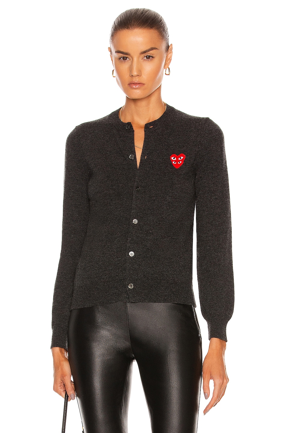 Кардиган Comme Des Garcons Play, Charcoal Grey
Кардиган Comme Des Garcons Play, Charcoal Grey