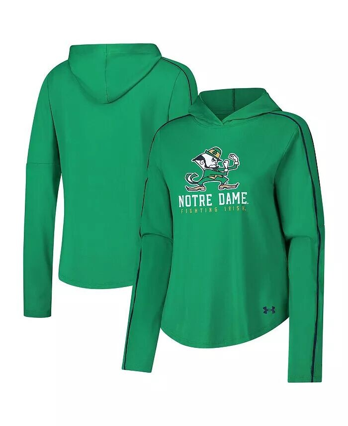Женская зеленая футболка Notre Dame Fighting Irish Game Day Knockout с длинным рукавом и капюшоном Under Armour
Женская зеленая футболка Notre Dame Fighting Irish Game Day Knockout с длинным рукавом и капюшоном Under Armour