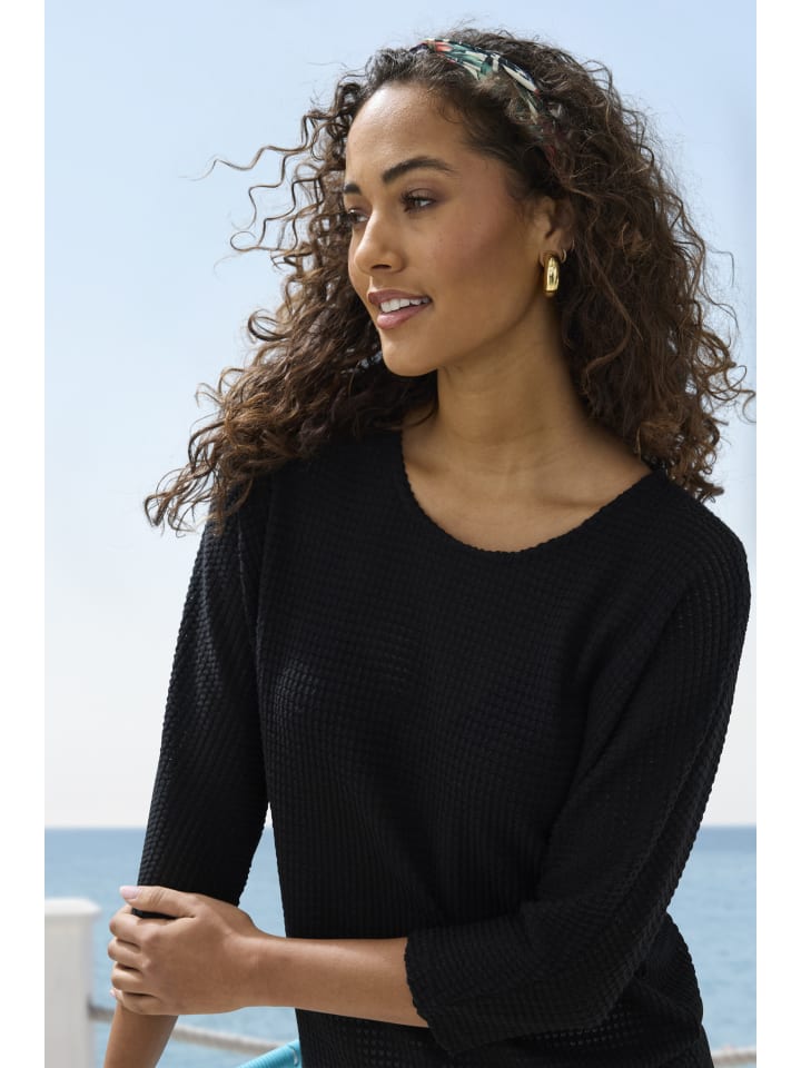 Рубашка с рукавами 3/4 черного цвета Vivance
Рубашка с рукавами 3/4 черного цвета Vivance