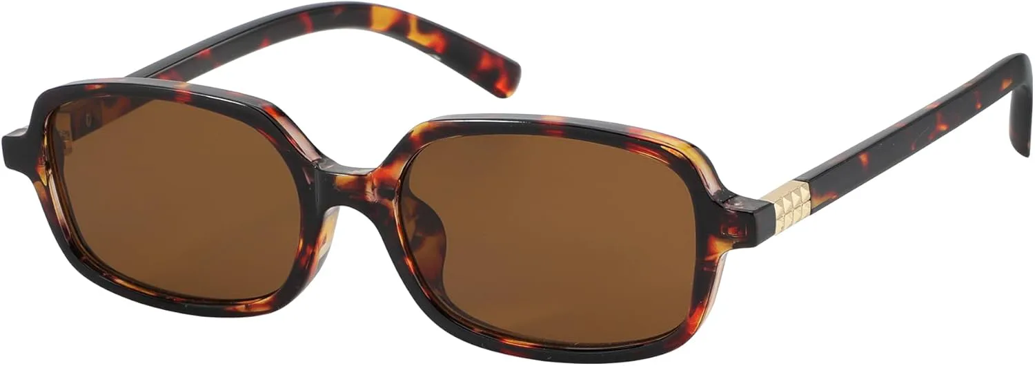 Солнцезащитные очки JOOX Retro прямоугольной формы для женщин, модные маленькие солнцезащитные очки в стиле 90-х, защита от УФ-излучения UV400, Tortoise/Brown
Солнцезащитные очки JOOX Retro прямоугольной формы для женщин, модные маленькие солнцезащитные очки в стиле 90-х, защита от УФ-излучения UV400, Tortoise/Brown