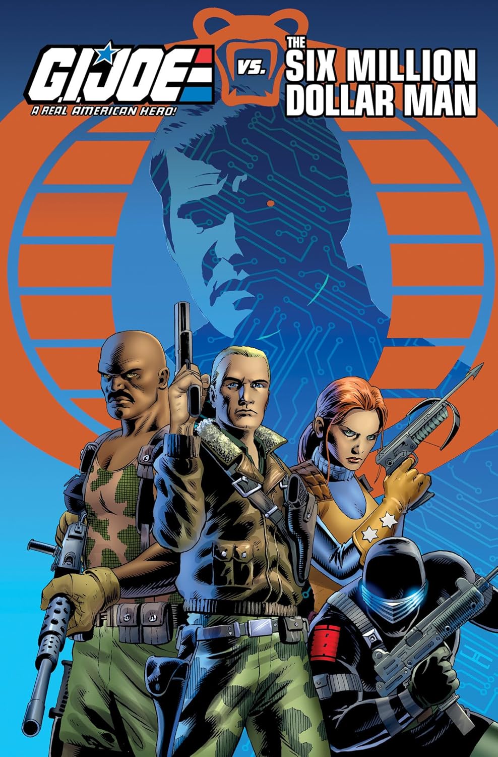 G.I. Joe: A Real American Hero vs. The Six Million Dollar Man (IDW Publishing)
G.I. Joe: A Real American Hero vs. The Six Million Dollar Man (IDW Publishing)