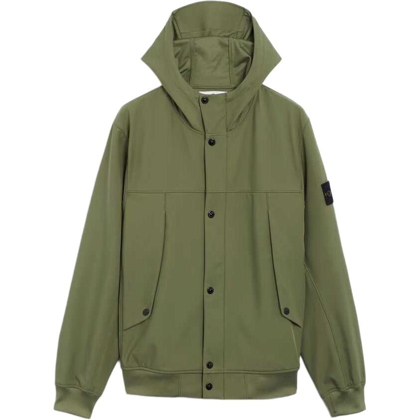 SS24 Куртка мужская Moss Green Stone Island, зеленый 
SS24 Куртка мужская Moss Green Stone Island, зеленый