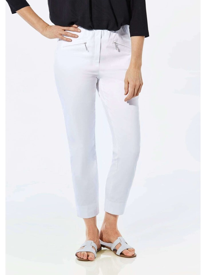 Тканевые брюки GOLDNER Louisa, белый
Тканевые брюки GOLDNER Louisa, белый