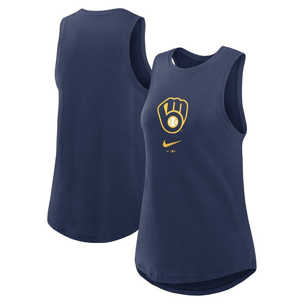 Женская модная майка с высоким воротником Nike Milwaukee Brewers Legacy Icon темно-синего цвета, цвет Brw Navy
Женская модная майка с высоким воротником Nike Milwaukee Brewers Legacy Icon темно-синего цвета, цвет Brw Navy