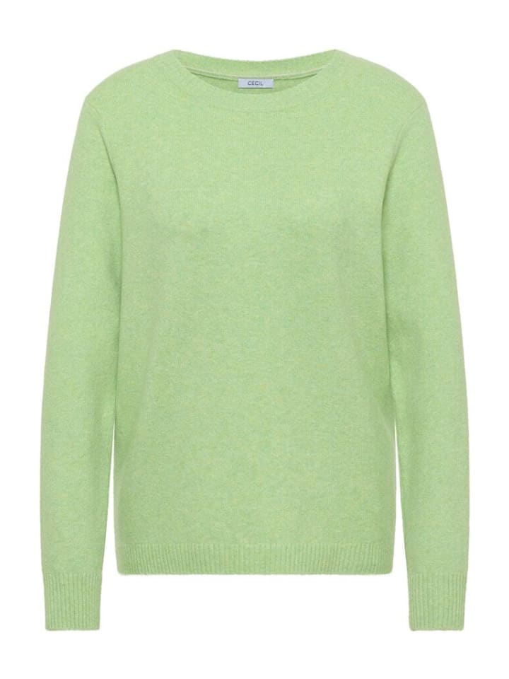 Cecil Свитер в меланжевом цвете бамбуково-зеленого оттенка
Cecil Свитер в меланжевом цвете бамбуково-зеленого оттенка