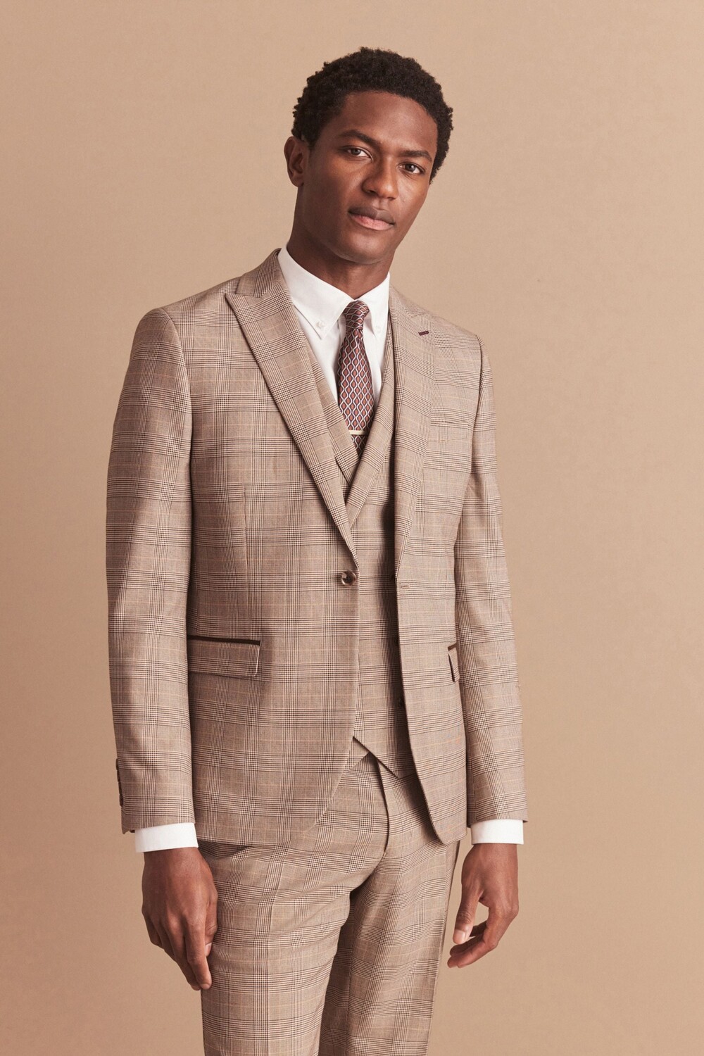 Костюм в клетку: пиджак Next, коричневый
Костюм в клетку: пиджак Next, коричневый