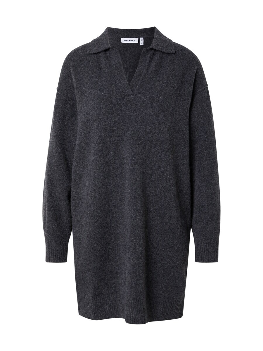 Вязаное платье WEEKDAY Knitted dress Tahlia, графитовый
Вязаное платье WEEKDAY Knitted dress Tahlia, графитовый
