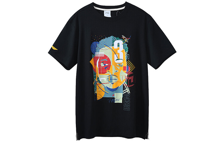 Спортивная баскетбольная коллекция футболка мужская черная Lining, черный
Спортивная баскетбольная коллекция футболка мужская черная Lining, черный