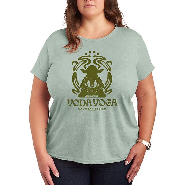Футболка с принтом Yoda для йоги Plus size Star Wars, Heather Sea Foam
Футболка с принтом Yoda для йоги Plus size Star Wars, Heather Sea Foam