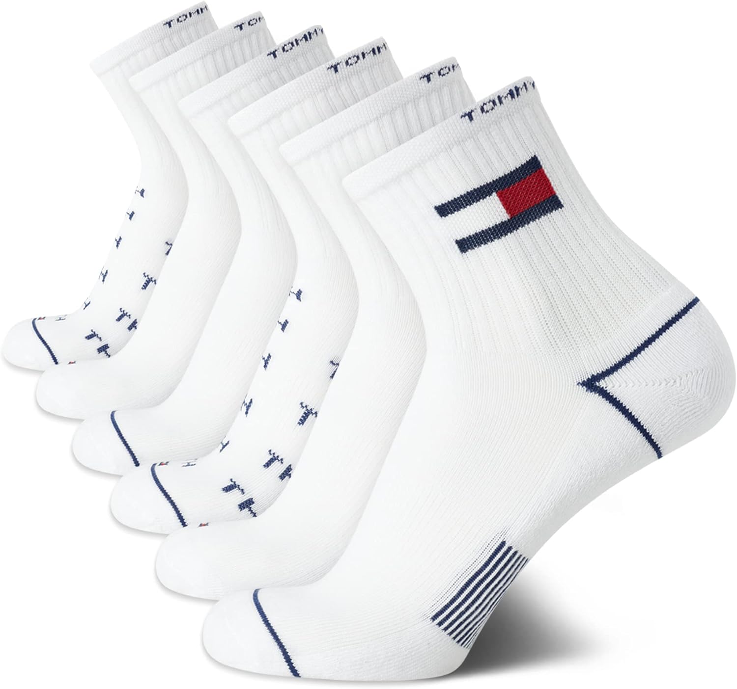 Мужские дышащие носки Tommy Hilfiger с мягкой подошвой - 6 шт., White Logo
Мужские дышащие носки Tommy Hilfiger с мягкой подошвой - 6 шт., White Logo
