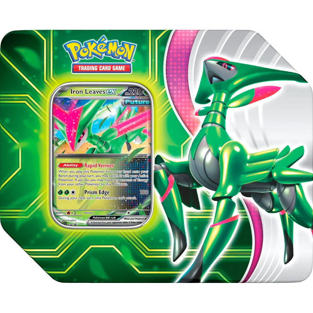 Карточная игра The Pokemon Company Int'l Pokemon TCG: Paradox Clash Tin - Iron Leaves ex (Game On! Sale)
Карточная игра The Pokemon Company Int'l Pokemon TCG: Paradox Clash Tin - Iron Leaves ex (Game On! Sale)