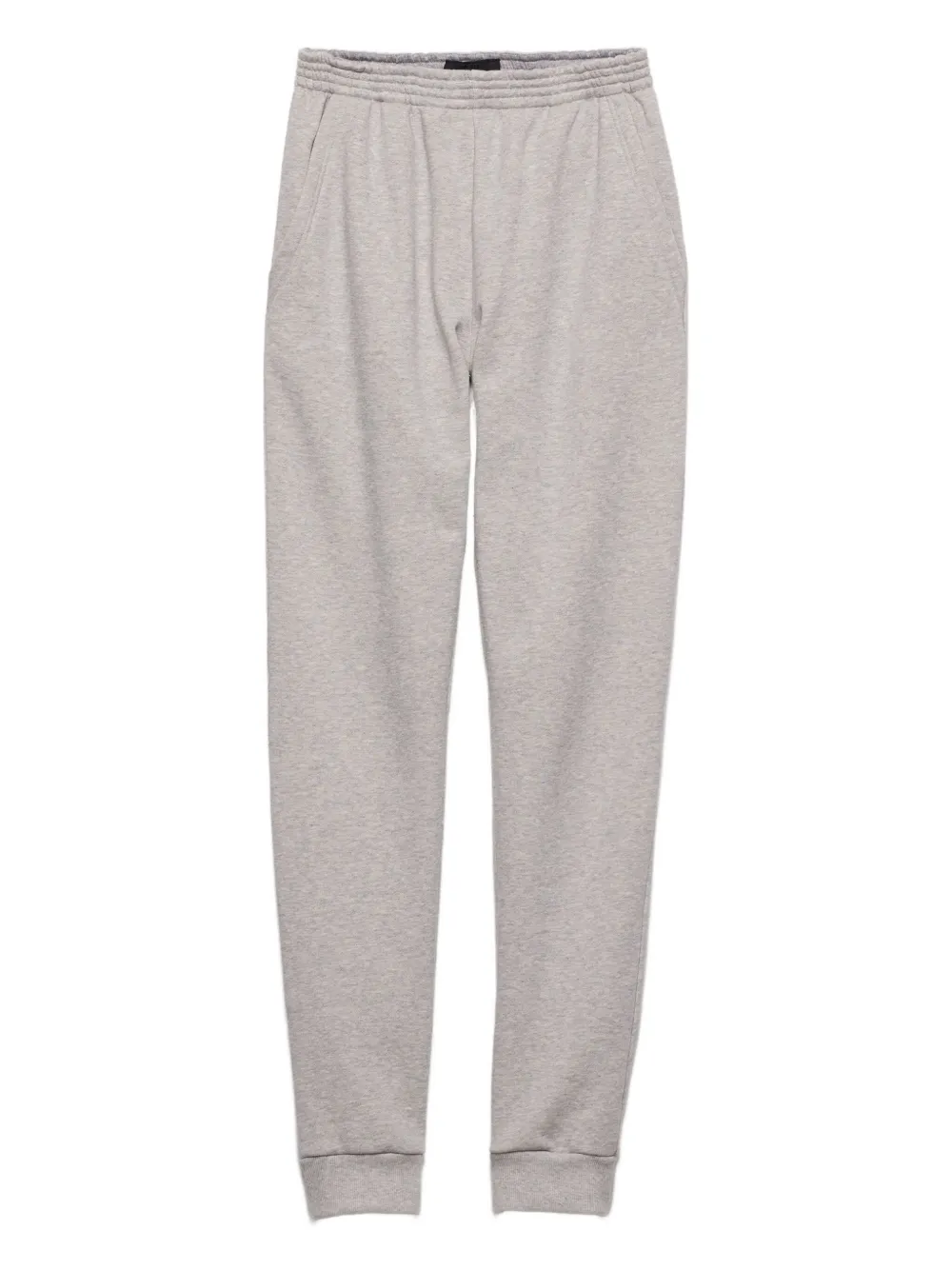 Спортивные брюки с эластичным поясом в рубчик Prada, серый
Спортивные брюки с эластичным поясом в рубчик Prada, серый