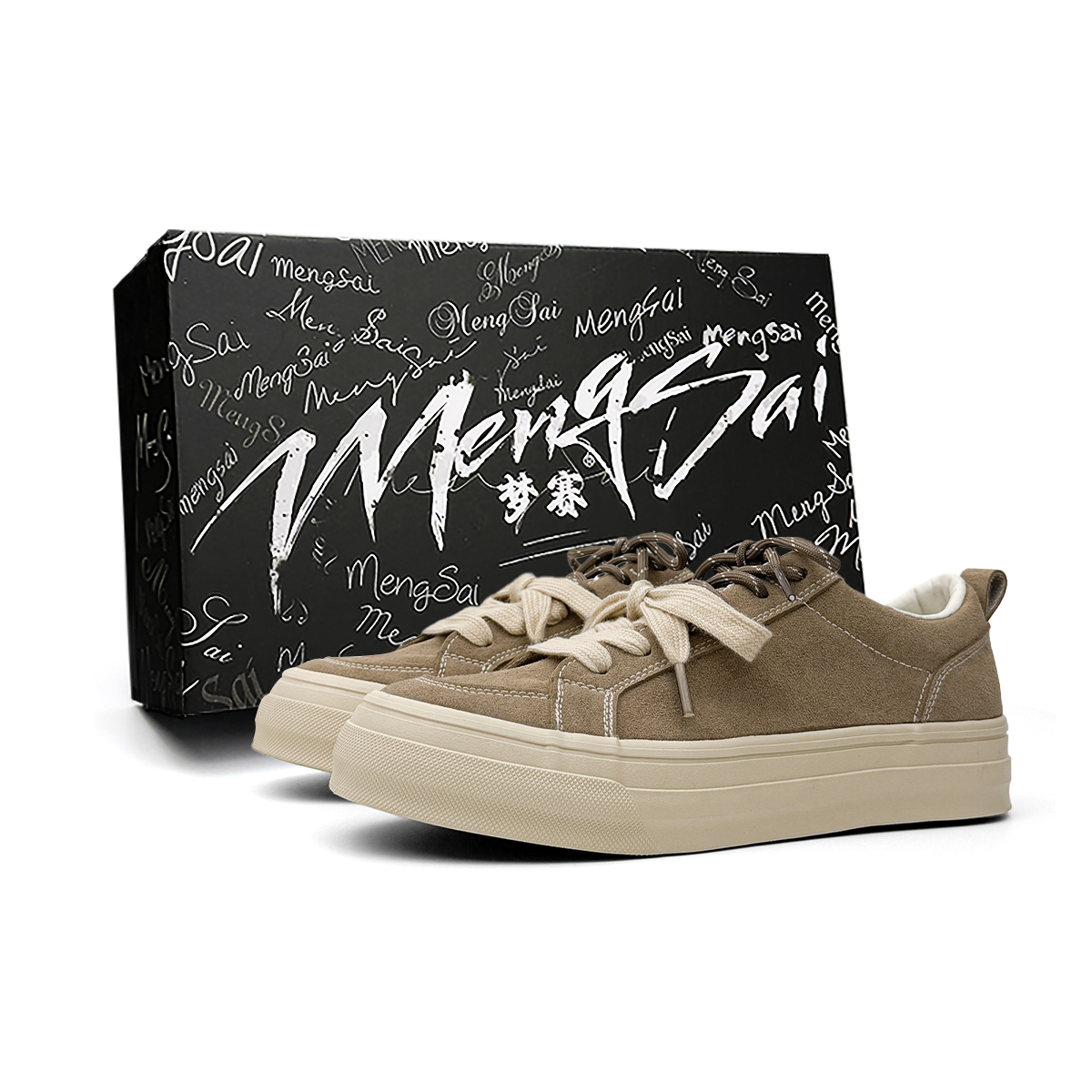 Mengsai Амортизирующие, износостойкие низкие кроссовки для скейтбординга, мужские, цвета хаки 
Mengsai Амортизирующие, износостойкие низкие кроссовки для скейтбординга, мужские, цвета хаки