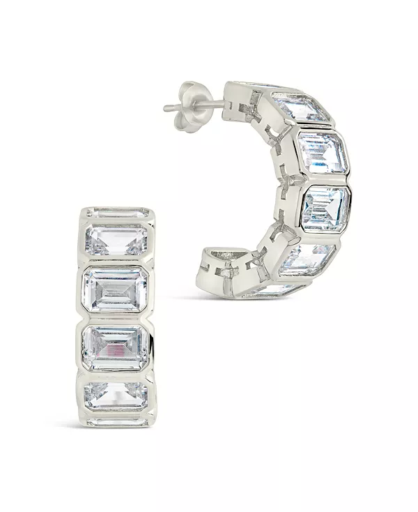 Серьги-Кольца Nyssa с безелем и кубическим цирконием Sterling Forever, silver
Серьги-Кольца Nyssa с безелем и кубическим цирконием Sterling Forever, silver