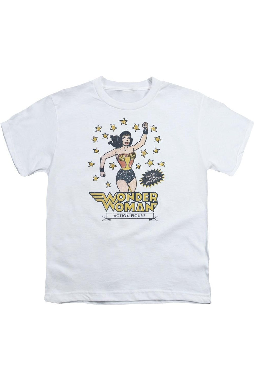 Футболка с коротким рукавом для детей DC Comics Action Figure Gildan, белый
Футболка с коротким рукавом для детей DC Comics Action Figure Gildan, белый