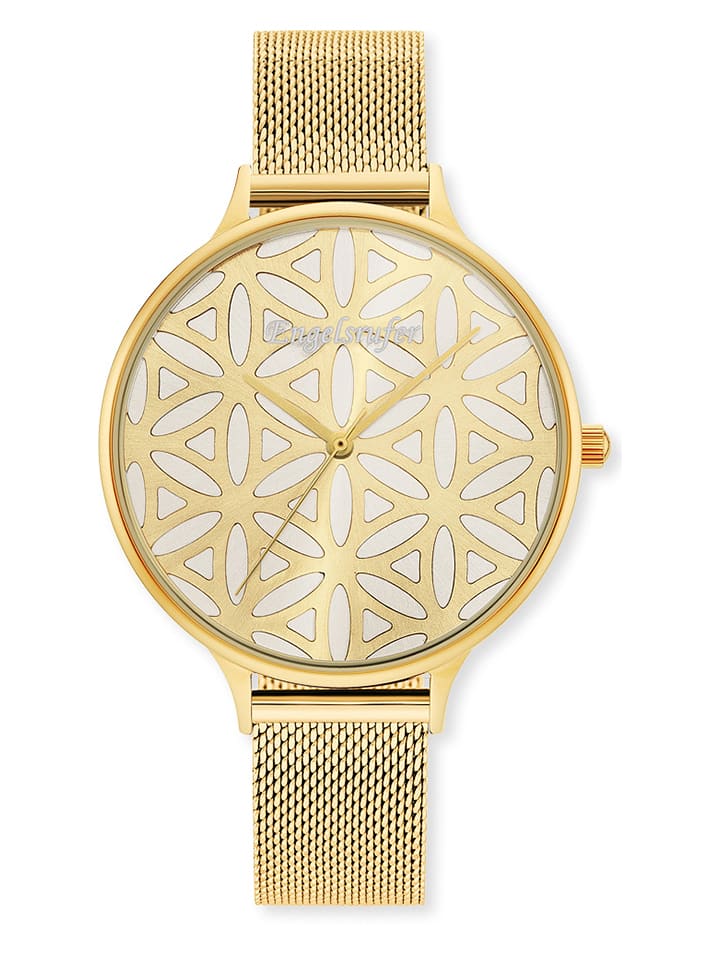 Engelsrufer Кварцевые часы "Цветок жизни" в золотом исполнении - диаметр 38 мм
Engelsrufer Кварцевые часы "Цветок жизни" в золотом исполнении - диаметр 38 мм