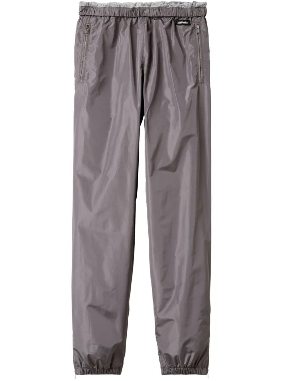 Miu Miu спортивные брюки с нашивкой-логотипом, серый
Miu Miu спортивные брюки с нашивкой-логотипом, серый