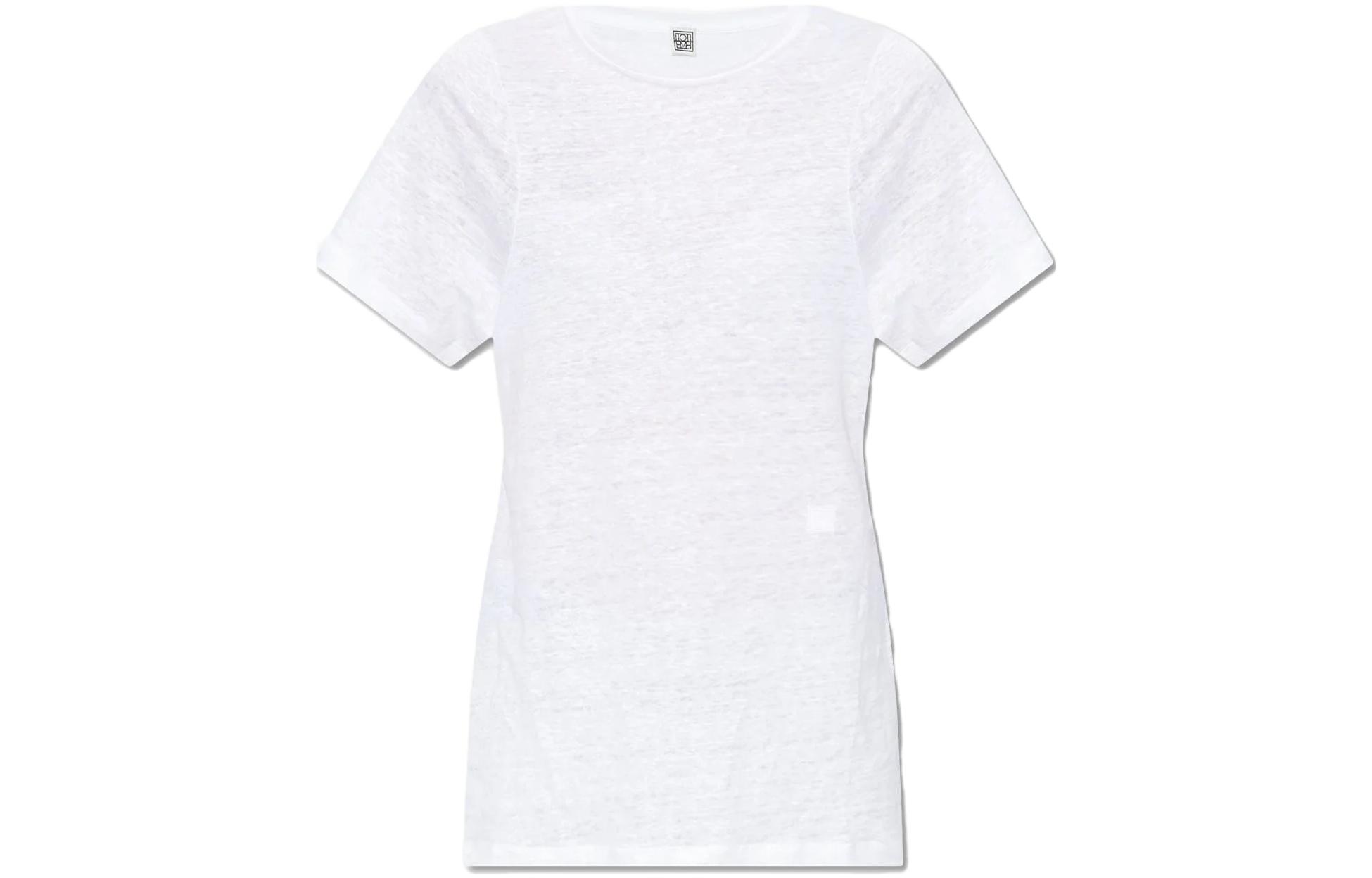 Льняная футболка с круглым вырезом TOTEME, серый
Льняная футболка с круглым вырезом TOTEME, серый