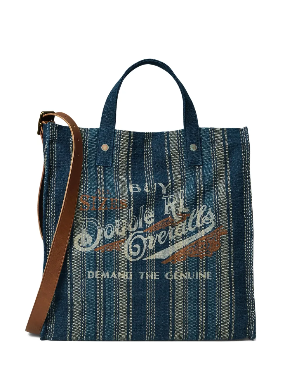 Сумка-тоут в полоску Ralph Lauren RRL, синий
Сумка-тоут в полоску Ralph Lauren RRL, синий