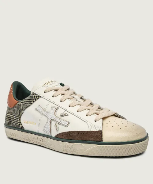 Кожаные кроссовки Стивена Premiata, белый
Кожаные кроссовки Стивена Premiata, белый