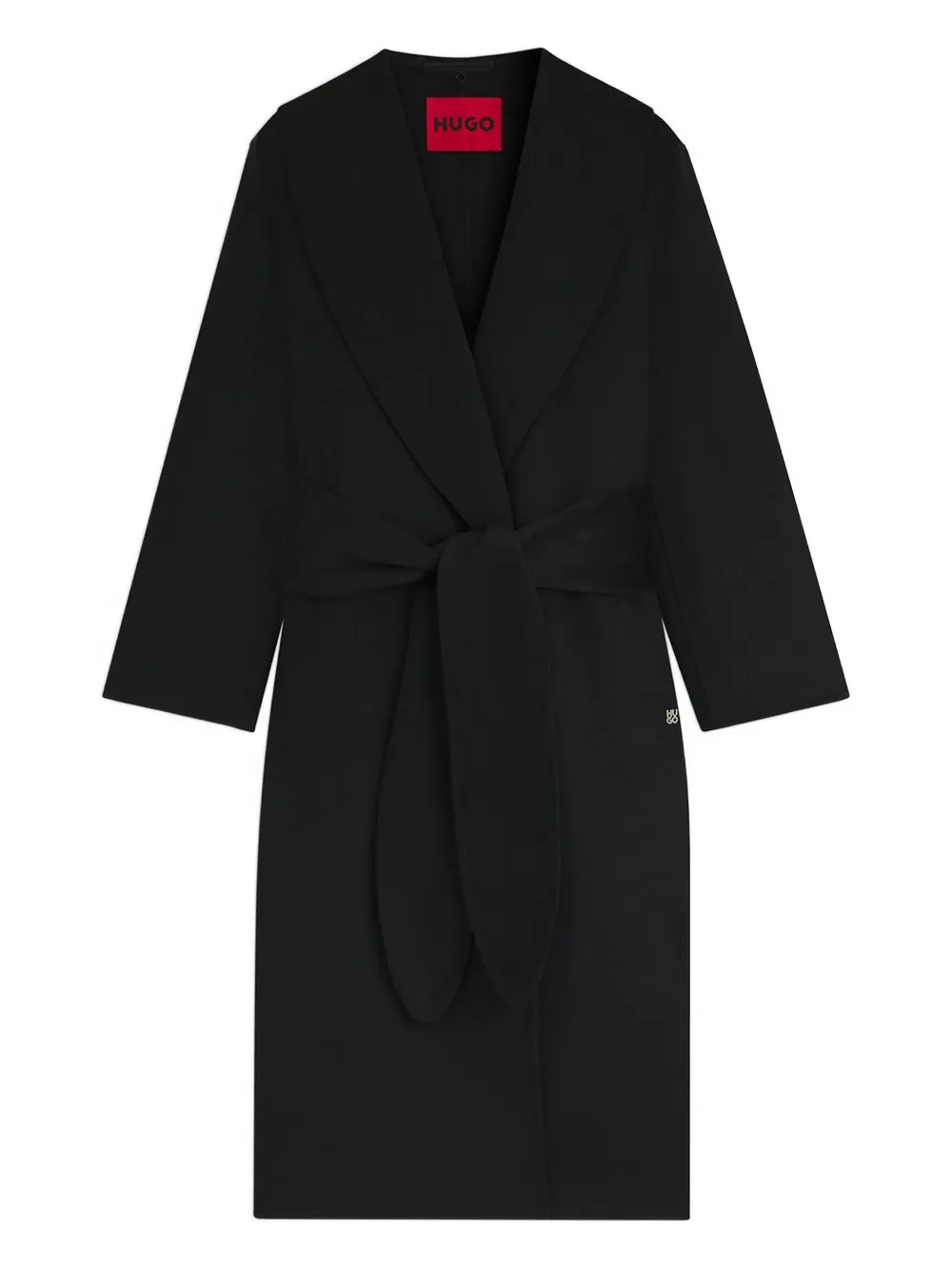 Пальто на поясе Hugo, черный
Пальто на поясе Hugo, черный