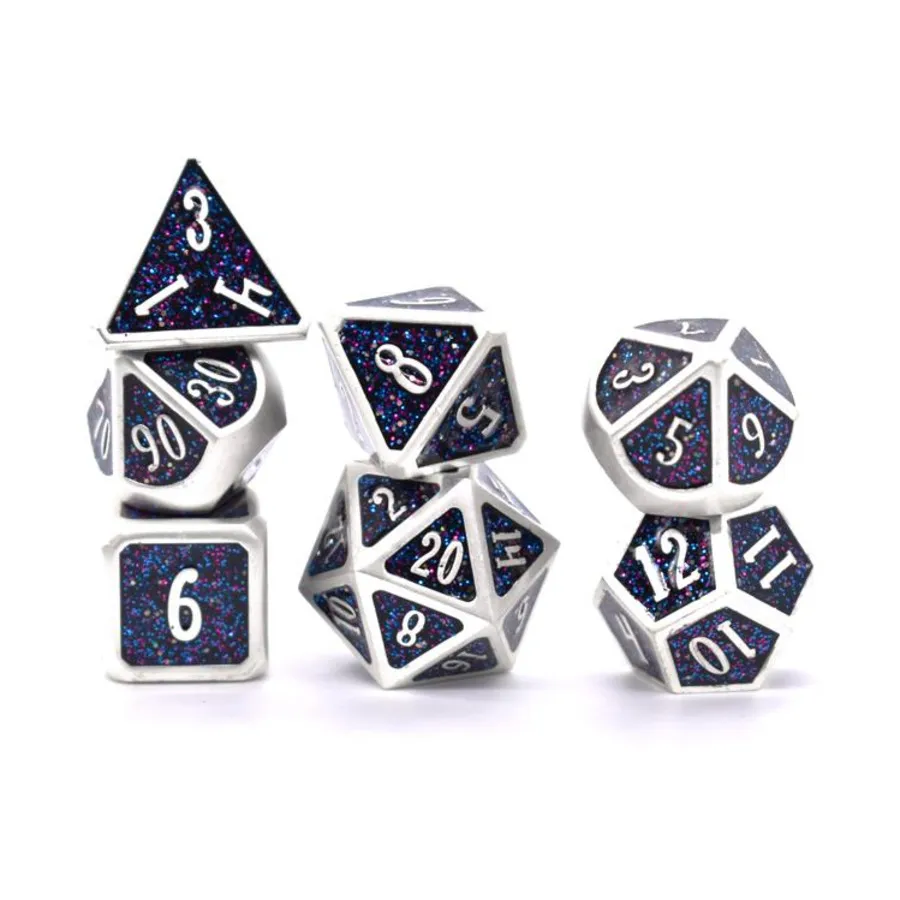 Поликомплект Ханаби с серебром (7), Wood and Metal Dice (Dice Envy)
Поликомплект Ханаби с серебром (7), Wood and Metal Dice (Dice Envy)